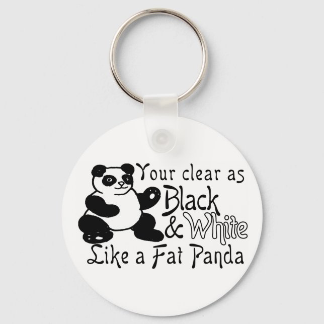 Fat Panda Key Ring (Front)