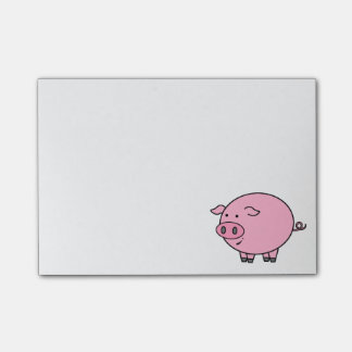 Fat Pig Post-it Notes