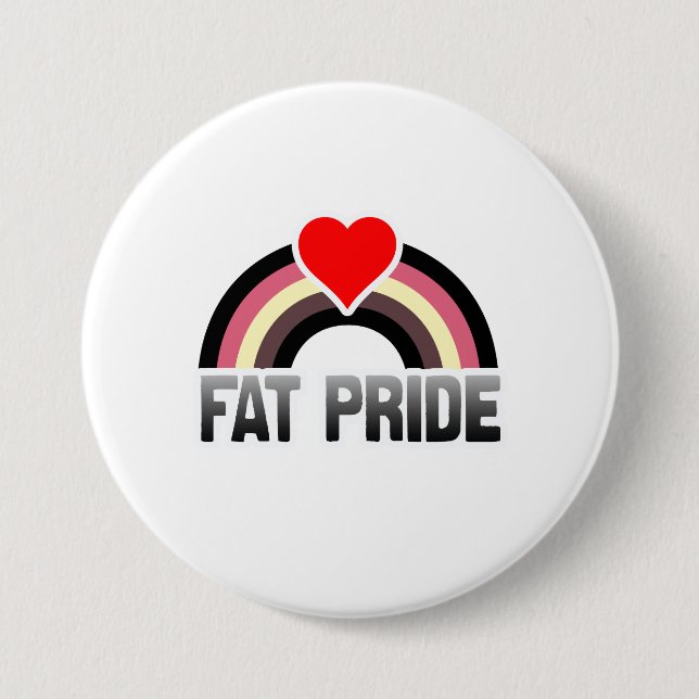 Fat Pride 7.5 Cm Round Badge (Front)