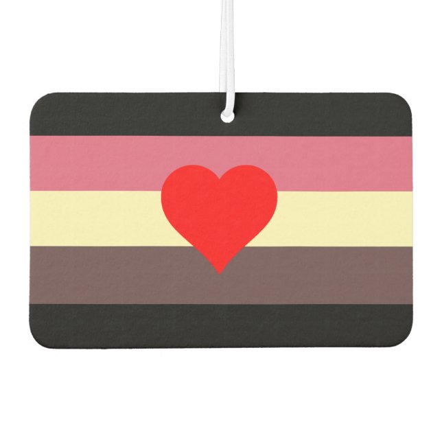 Fat Pride Car Air Freshener (Front)