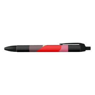 Fat Pride Flag Black Ink Pen