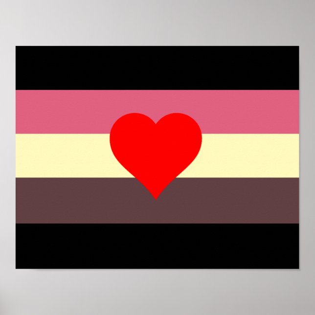 Fat Pride Flag Poster (Front)