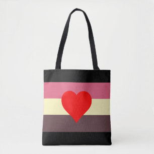 Fat Pride Flag Tote Bag