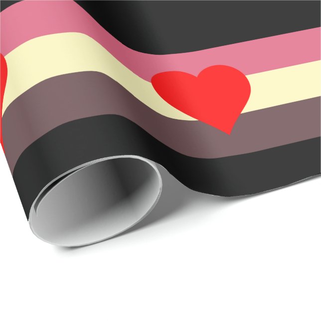 Fat Pride Flag Wrapping Paper (Roll Corner)