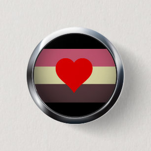 FAT PRIDE MEDALLION 3 CM ROUND BADGE