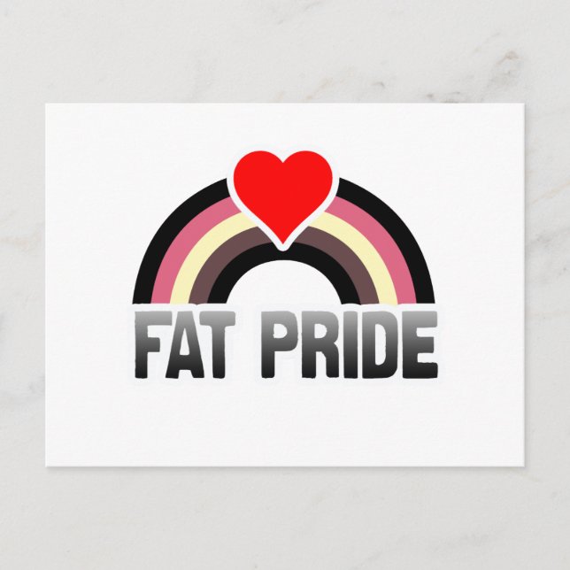 Fat Pride Postcard (Front)