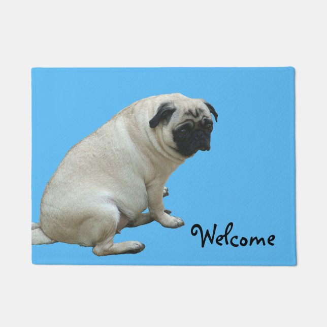 Fat Pug Doormat (Front)