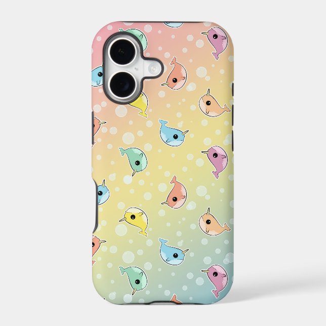 Fat Rainbow Narwhal Pattern (Back)