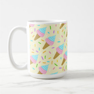 Fat-shaped with continuous pickling of ice cream coffee mug
