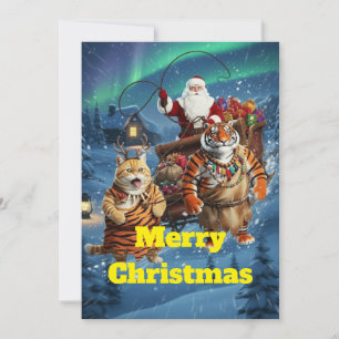 Fat Tiger the Ginger Cat’s Holiday Trouble – Cat R Invitation