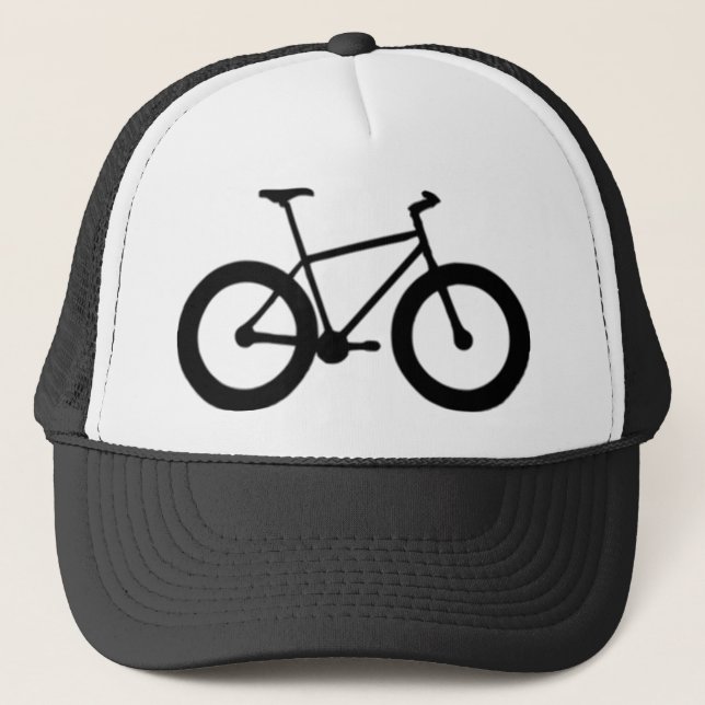fat tired bicycle trucker hat (Front)
