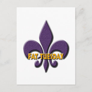 Fat Tuesday Postcard