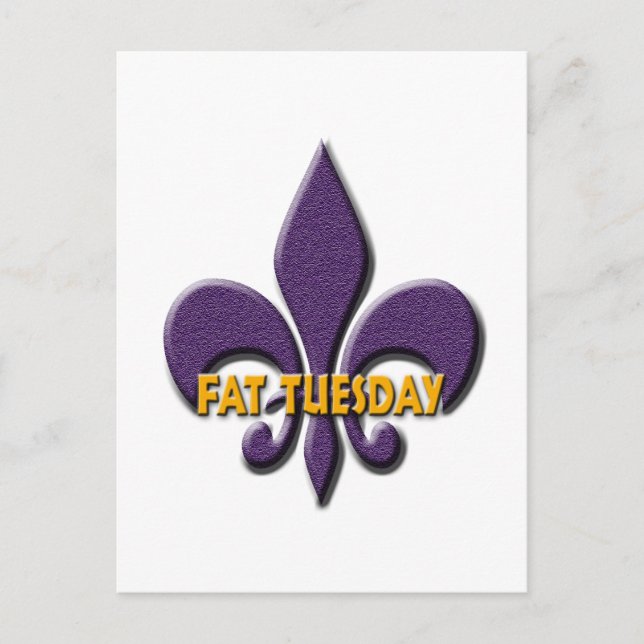 Fat Tuesday Postcard (Front)
