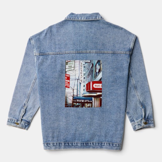 Fat Tuesday's Eve Denim Jacket (Back)