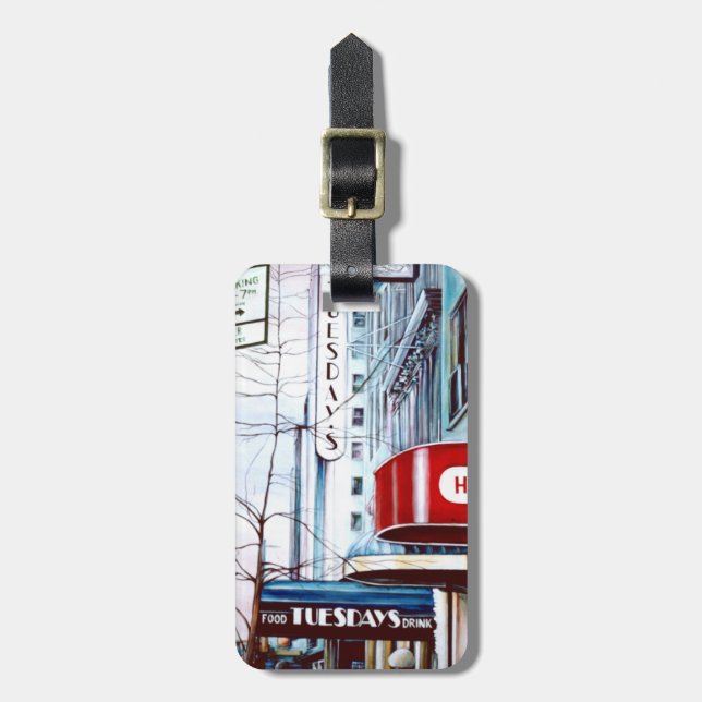 Fat Tuesday's Eve Luggage Tag (Front Vertical)