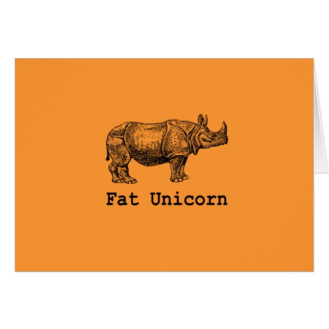 Fat Unicorn (Front Horizontal)