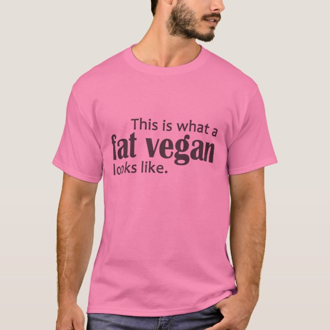 Fat Vegans (Grey) T-Shirt (Front)