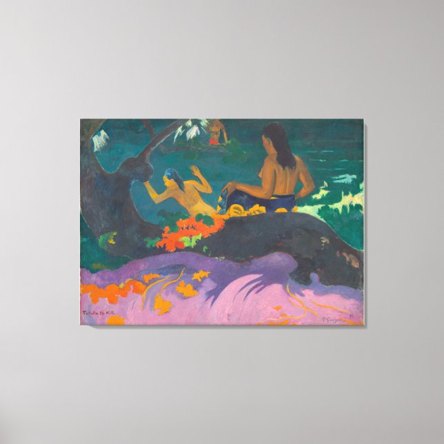 Fatata te Miti (By the Sea) Canvas Print (Front)