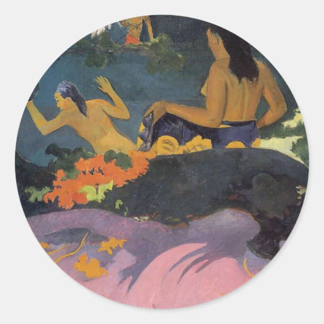 'Fatata Te Miti' - Paul Gauguin Sticker (Front)