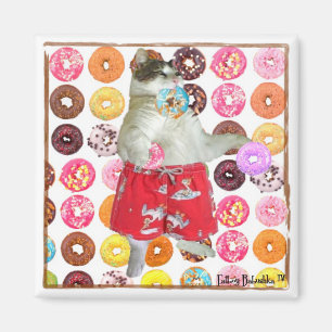 FATBOY DONUT MAGNET (SQUARE)