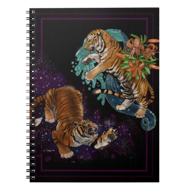 Fate in the Stars Tigers  Notebook (Front)
