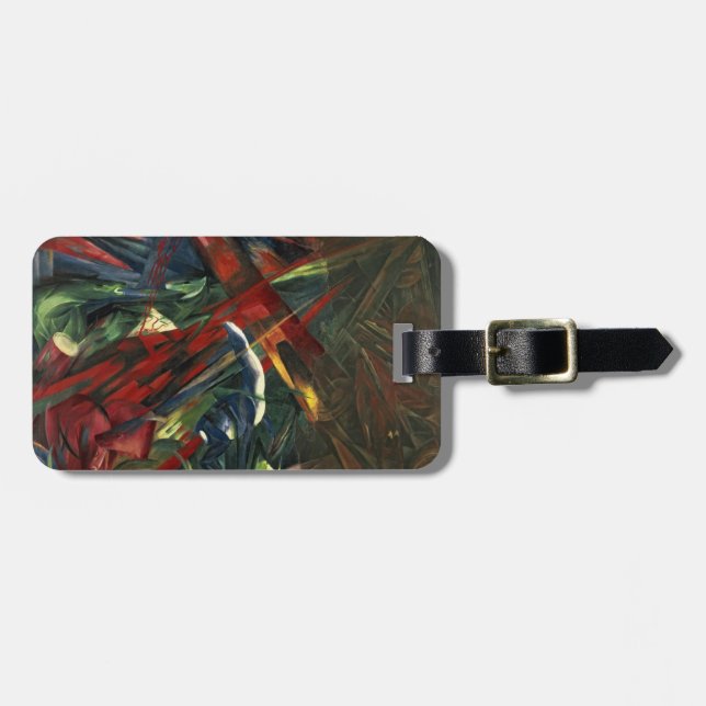 Fate of the Animals, 1913 Luggage Tag (Front Horizontal)