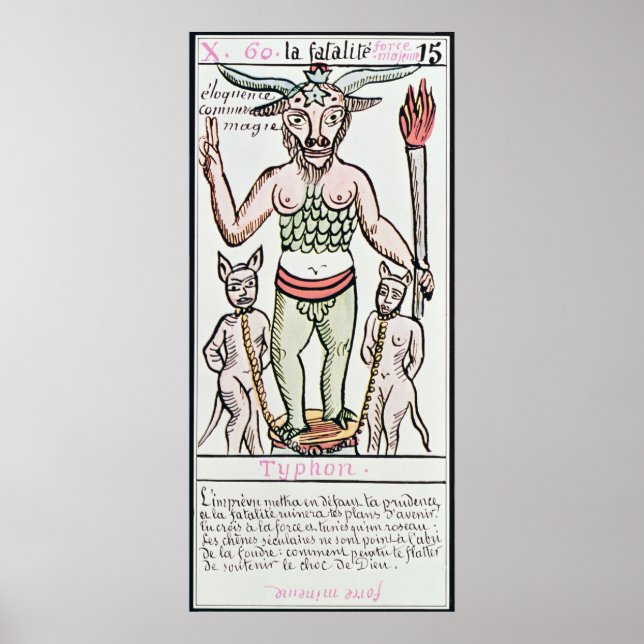 Fate, tarot card, French Poster (Front)