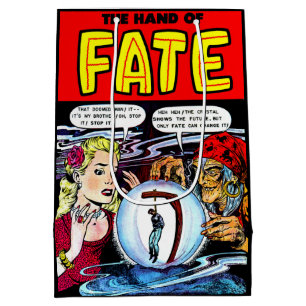 Fate The Witch Fortune Teller Vintage Comics Medium Gift Bag