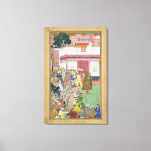 Fatepur Sikiri, 1573: Hasain Quli Khan-l Jahan pre Canvas Print