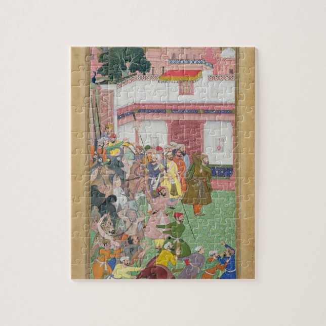 Fatepur Sikiri, 1573: Hasain Quli Khan-l Jahan pre Jigsaw Puzzle (Vertical)