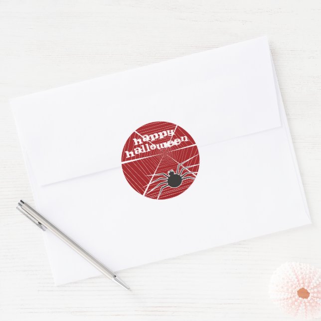 fatfatin Spider And Web Halloween Stickers (Envelope)
