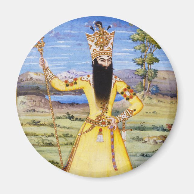 Fath Ali Fatali Shah Qajar King Magnet (Front)