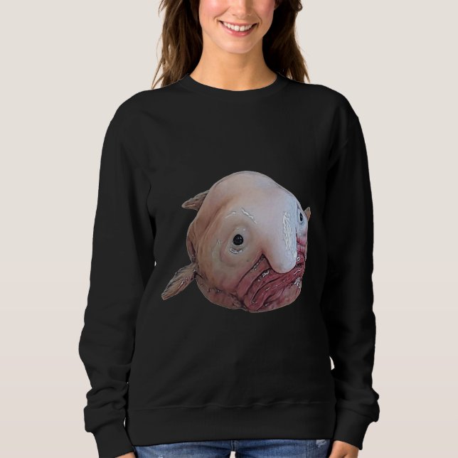 Fathead Lousy Slimy Body Large Disgusting Fish Sweatshirt (Front)