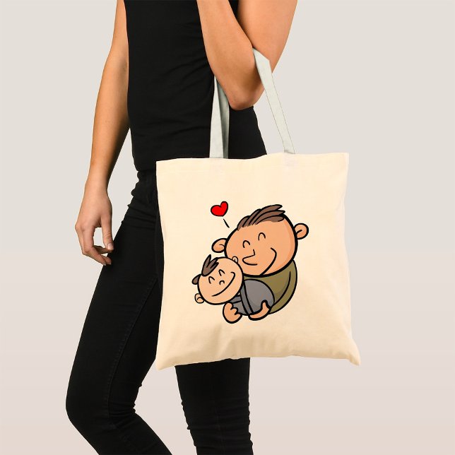 Father And Baby Tote Bag (Creator Uploaded)