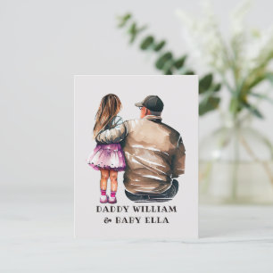 Father and Daughter Bond (11) Postcard