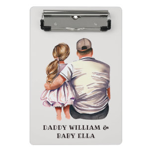 Father and Daughter Bond (13) Mini Clipboard
