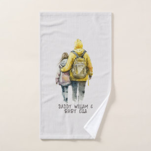 Father and Daughter Bond (2) Bath Towel Set