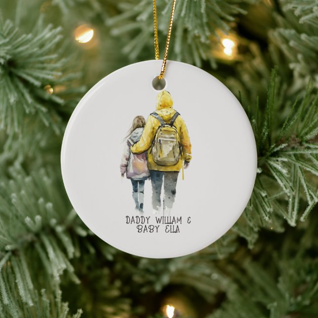 Father and Daughter Bond (2) Ceramic Tree Decoration (Tree)