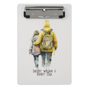 Father and Daughter Bond (2) Mini Clipboard