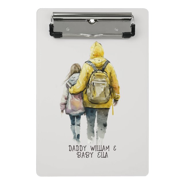 Father and Daughter Bond (2) Mini Clipboard (Front)
