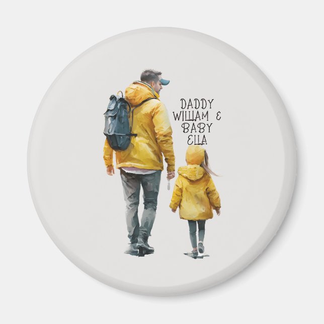 Father and Daughter Bond (3) Magnet (Front)