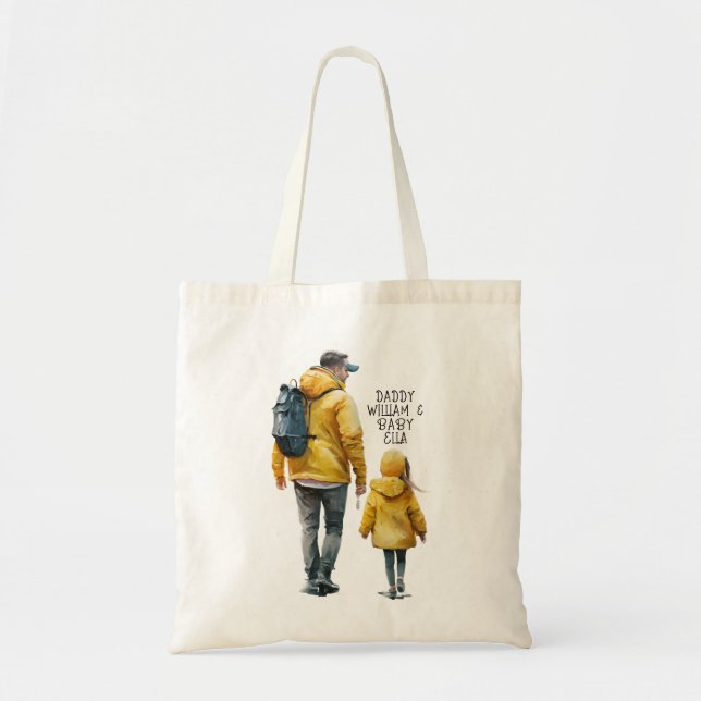 Father and Daughter Bond (3) Tote Bag (Front)