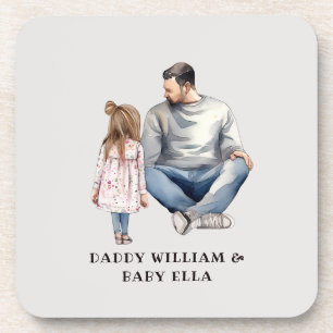 Father and Daughter Bond (4) Coaster