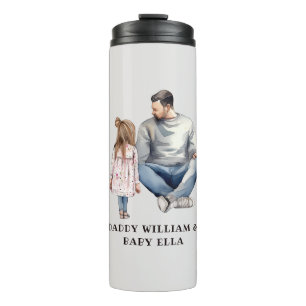 Father and Daughter Bond (4) Thermal Tumbler