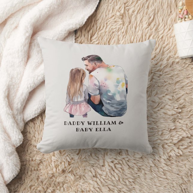 Father and Daughter Bond (5) Cushion (Blanket)