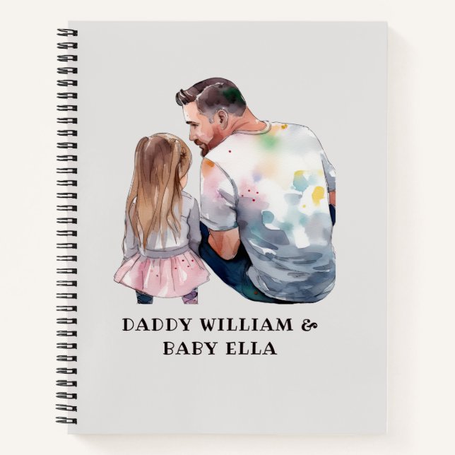 Father and Daughter Bond (5) Notebook (Front)