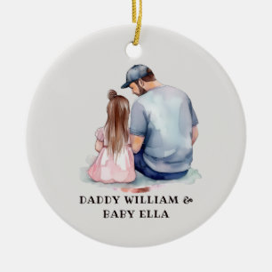 Father and Daughter Bond (7) Ceramic Tree Decoration