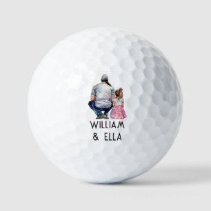 Father and Daughter Bond (8) Golf Balls