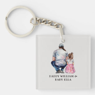 Father and Daughter Bond (8) Key Ring