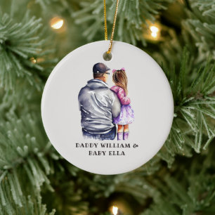 Father and Daughter Bond (9) Ceramic Tree Decoration
